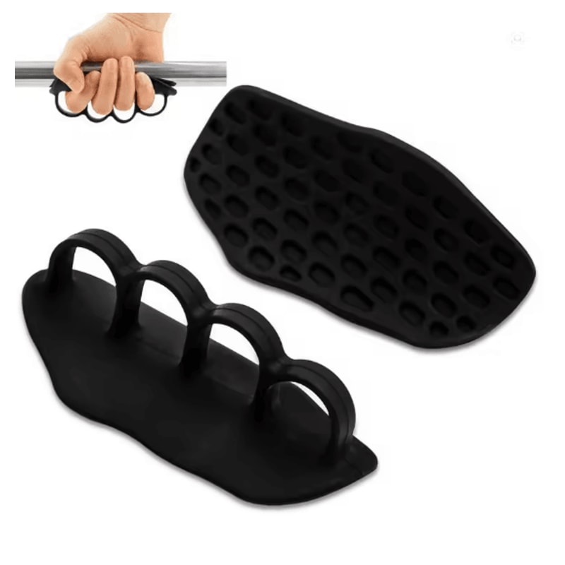 Silicone Weightlifting Grip Pads Anti Slip Palm Protection 5