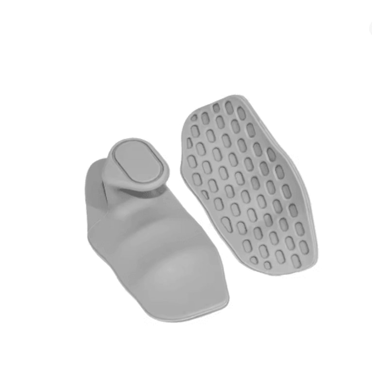 Silicone Weightlifting Grip Pads Anti Slip Palm Protection 6