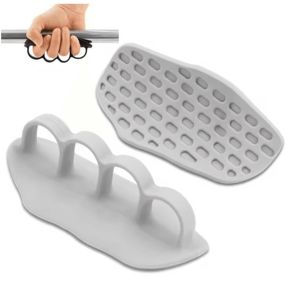 Silicone Weightlifting Grip Pads Anti Slip Palm Protection 8