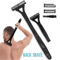 FlexReach Triple Blade Back Shaver For Men Long Handle Body Razor 0