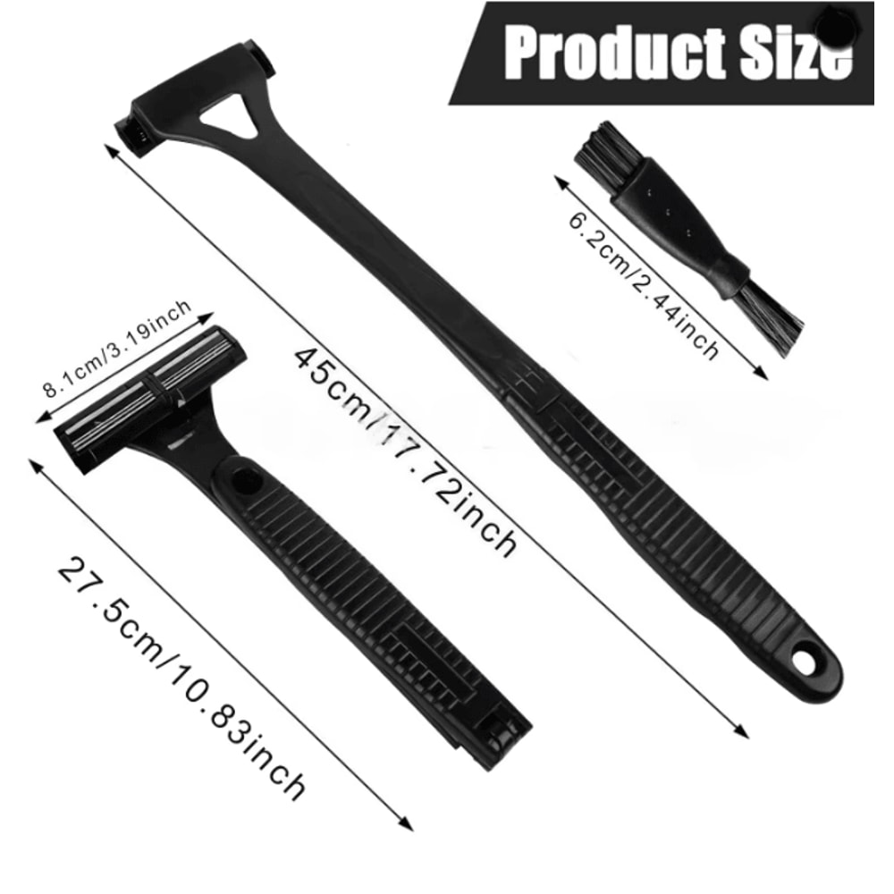 FlexReach Triple Blade Back Shaver For Men Long Handle Body Razor 2