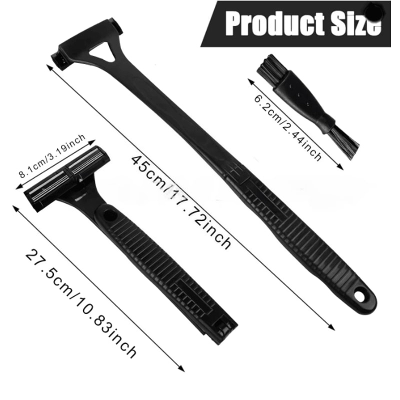 FlexReach Triple Blade Back Shaver For Men Long Handle Body Razor 2