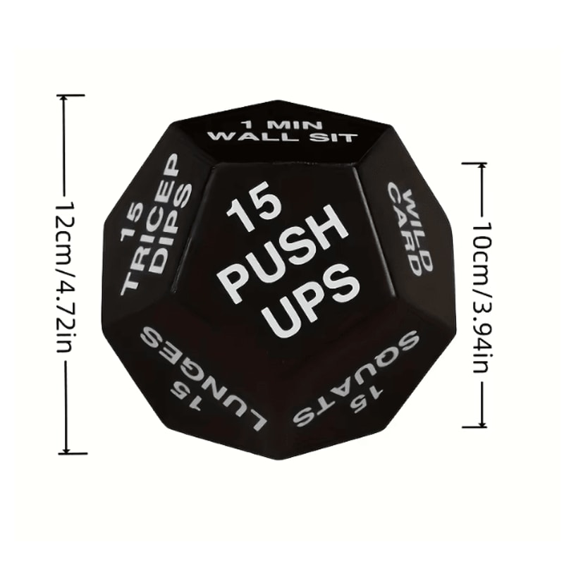 PowerDice 12 Sided Fitness Stress Ball Workout Challenge Trainer 1
