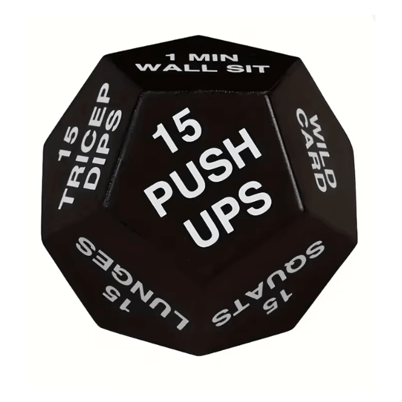PowerDice 12 Sided Fitness Stress Ball Workout Challenge Trainer 0