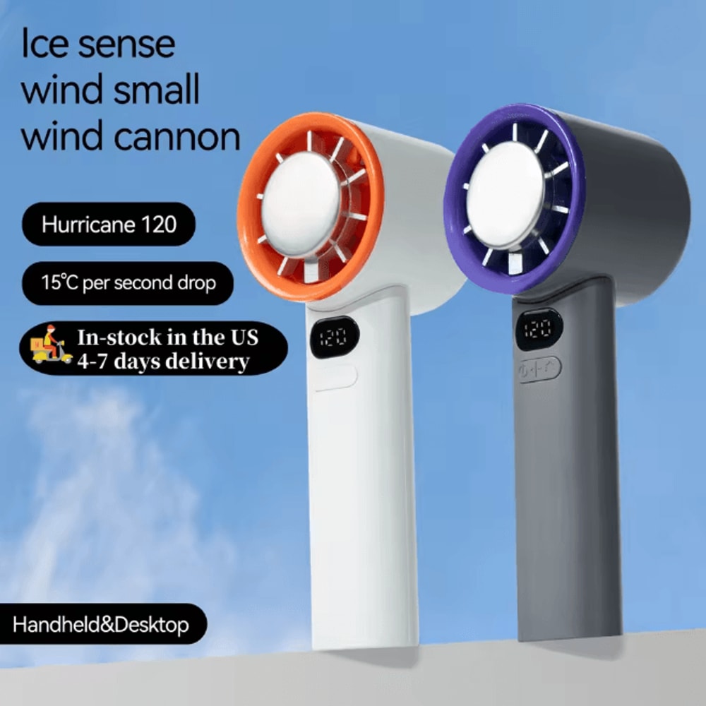 ArcticFlow Portable Cooling Fan With Digital Display And Ice Cooling Tech 2