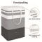 75L Large Laundry Hamper Basket With Handles Durable Clothes Storage Bag 1