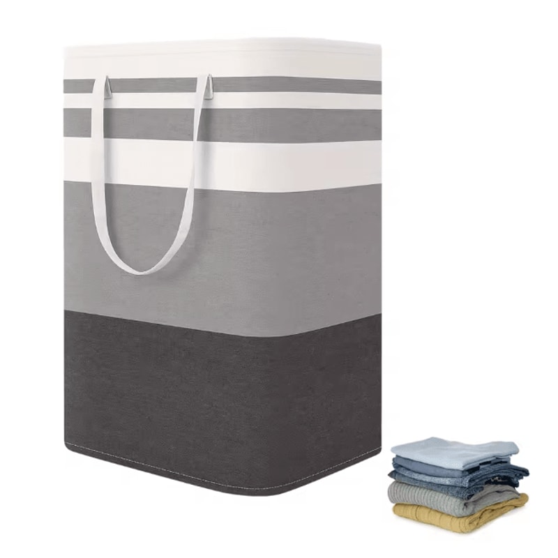 75L Large Laundry Hamper Basket With Handles Durable Clothes Storage Bag 2