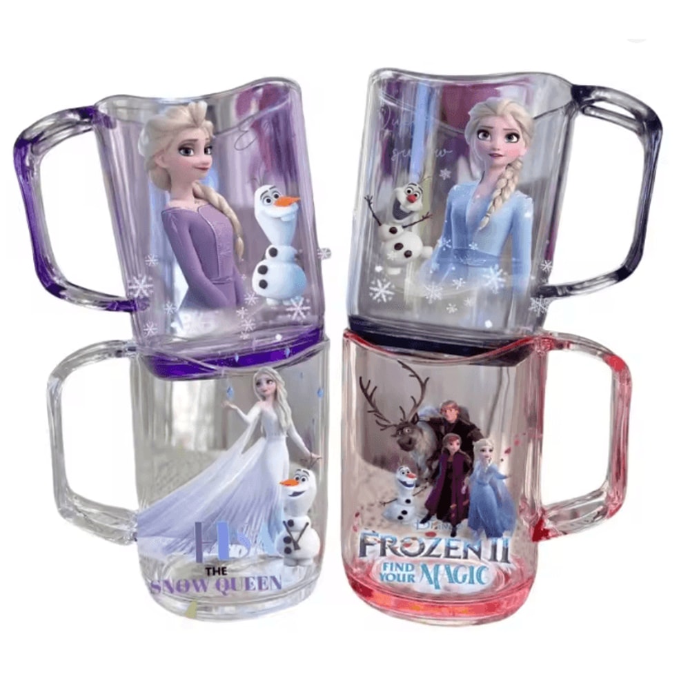 Princess Elsa Kids Mouthwash Cup Cute Cartoon Brushing Rinse Cup 0
