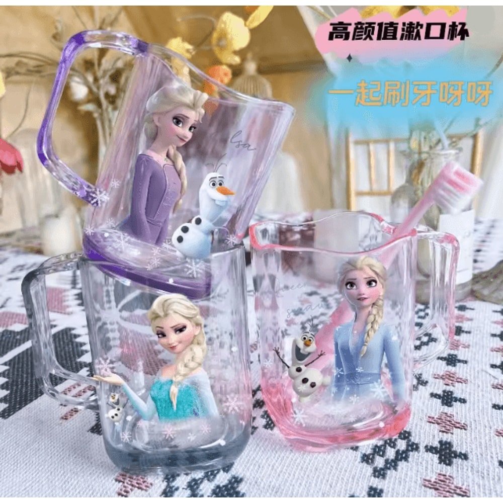 Princess Elsa Kids Mouthwash Cup Cute Cartoon Brushing Rinse Cup 1