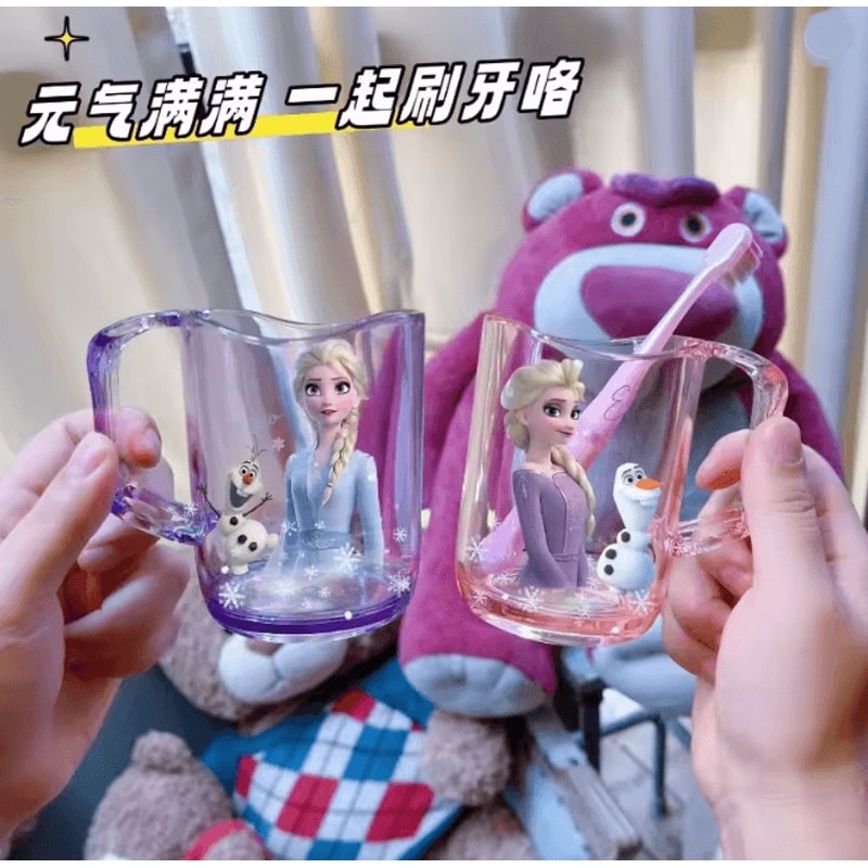 Princess Elsa Kids Mouthwash Cup Cute Cartoon Brushing Rinse Cup 2