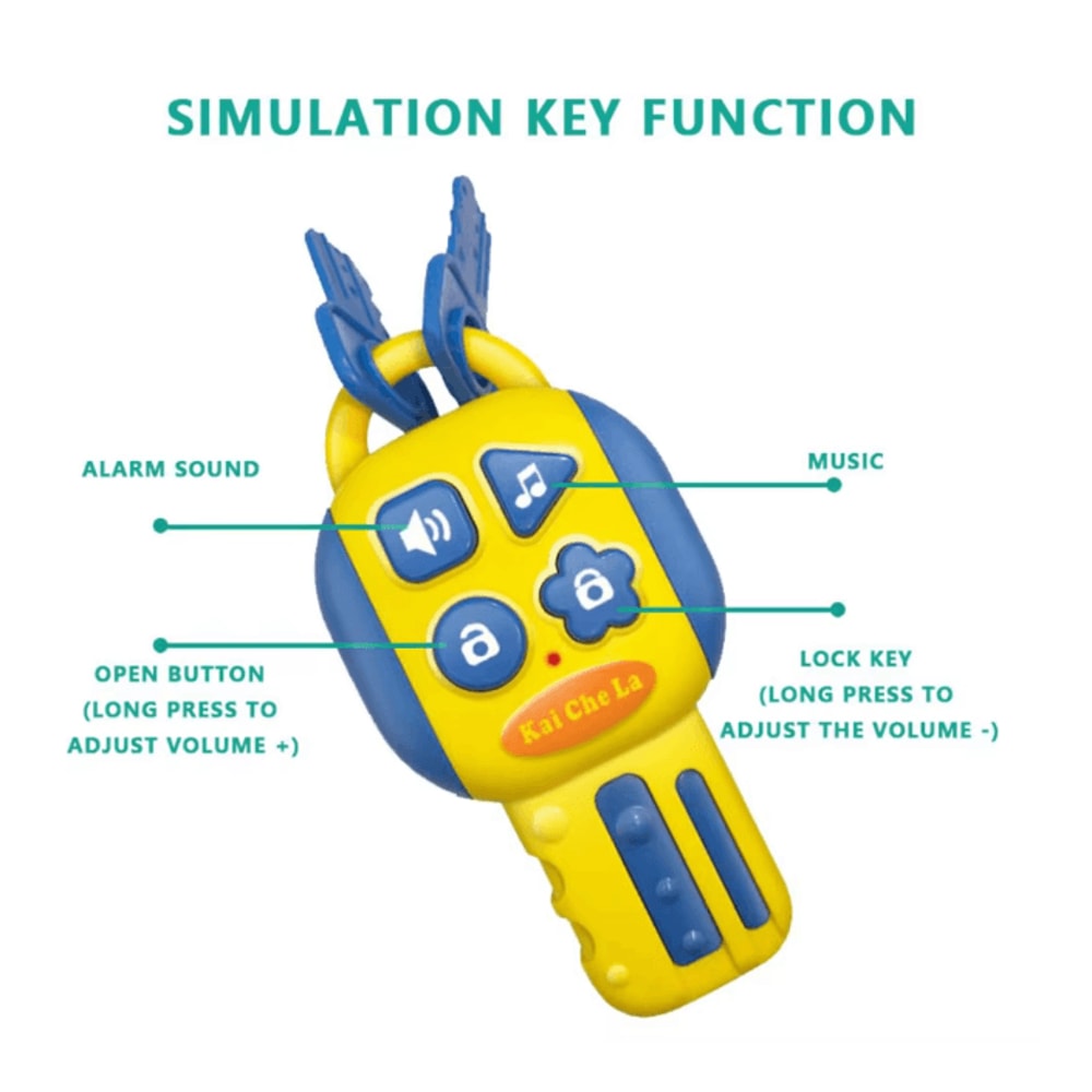 Kids Interactive Steering Wheel Toy With Lights And Sound 3