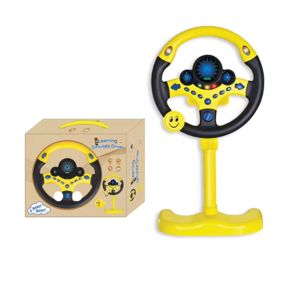 Kids Interactive Steering Wheel Toy With Lights And Sound 5