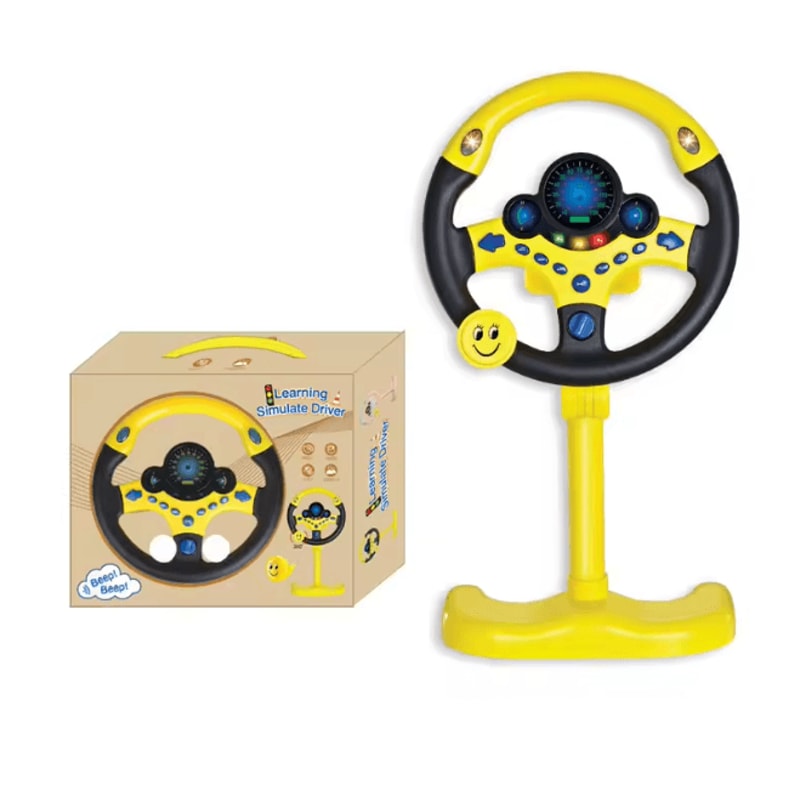 Kids Interactive Steering Wheel Toy With Lights And Sound 5
