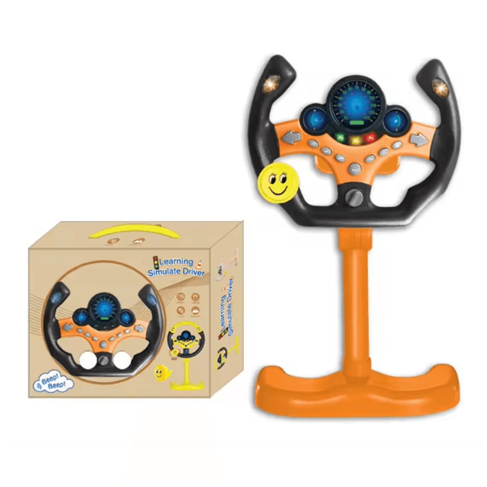Kids Interactive Steering Wheel Toy With Lights And Sound 8