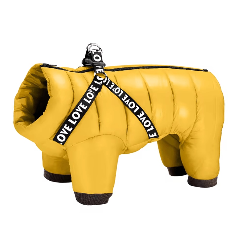 CozyPaws Winter Dog Coat With Built In Harness Warm Cotton Jacket 4