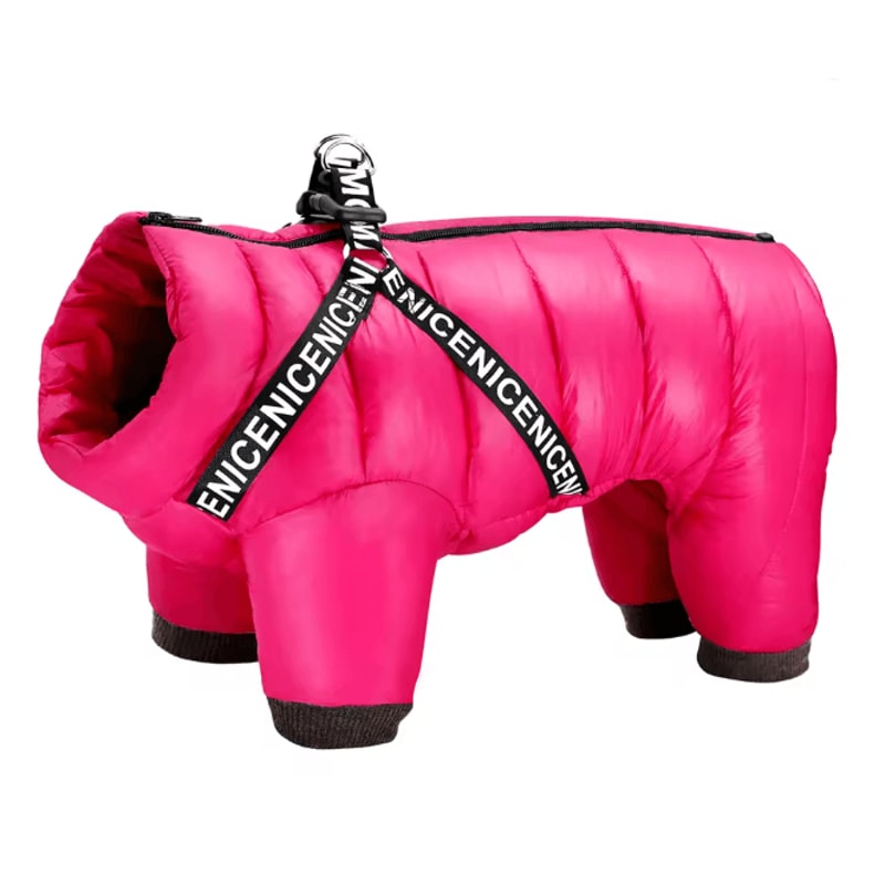 CozyPaws Winter Dog Coat With Built In Harness Warm Cotton Jacket 7