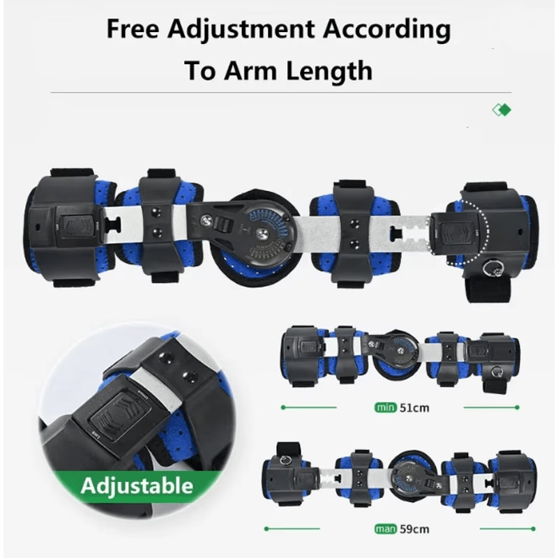Adjustable Hinged ROM Elbow Brace For Arm Injury Recovery 1