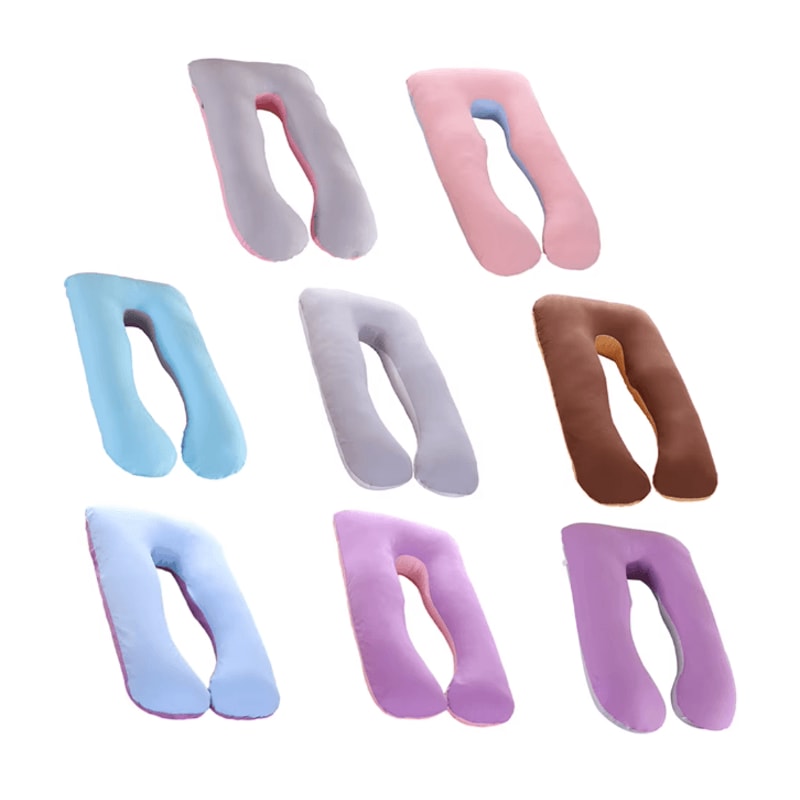 U Shape Pregnancy Pillow Case Cotton Cover For Maternity Support 2
