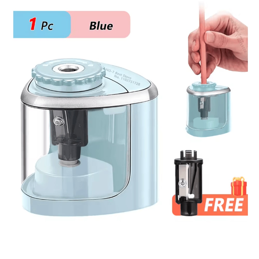 TENWIN Electric Pencil Sharpener Portable Desktop Automatic Sharpener For School And Office 3