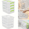 4 Layer Transparent Storage Box With Drawers Portable Plastic Organizer Case 3