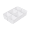 4 Layer Transparent Storage Box With Drawers Portable Plastic Organizer Case 7