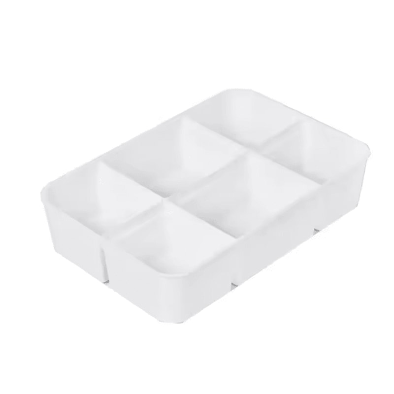4 Layer Transparent Storage Box With Drawers Portable Plastic Organizer Case 7