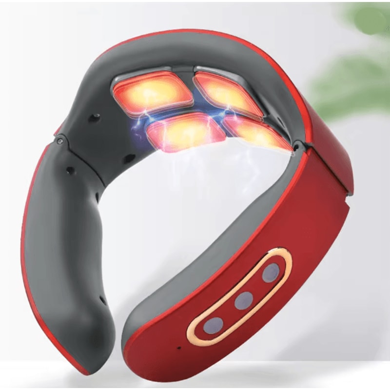 Electric Neck And Shoulder Massager With Pulse Therapy And Adjustable Modes 0