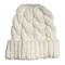 Womens Knit Pom Pom Beanie Winter Ponytail Hat With Ear Braids 4