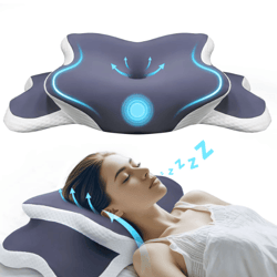 ergonomic memory foam cervical pillow for neck support and comfort