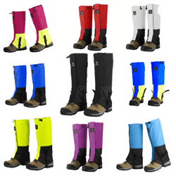 waterproof leg gaiters for snow hiking and desert sand protection