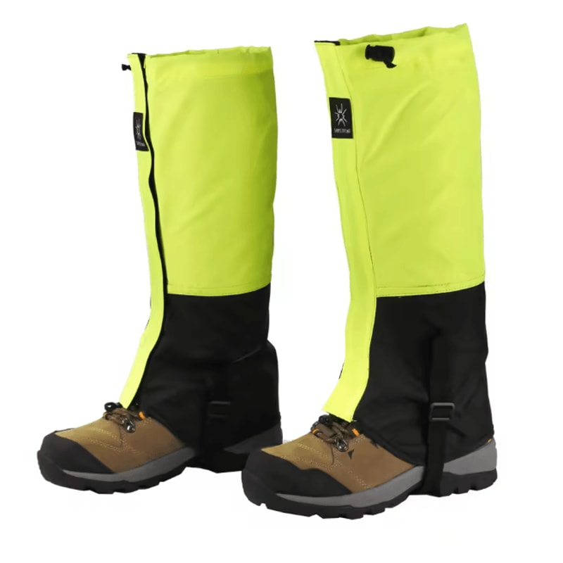 Waterproof Leg Gaiters For Snow Hiking And Desert Sand Protection 9