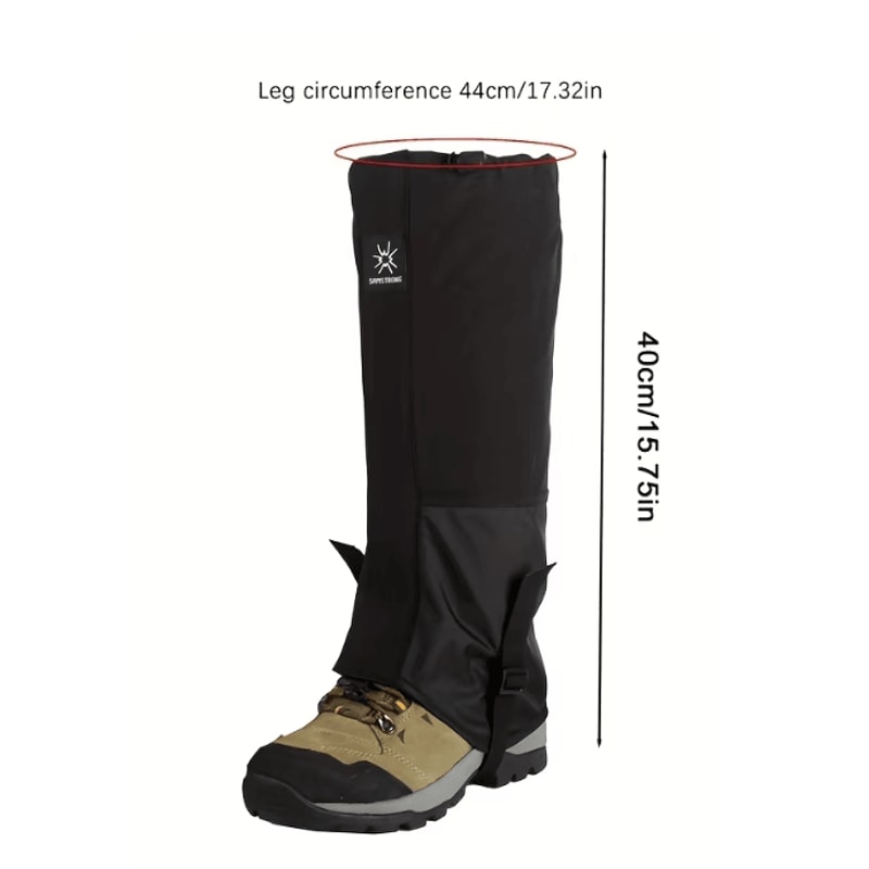 Waterproof Leg Gaiters For Snow Hiking And Desert Sand Protection 2