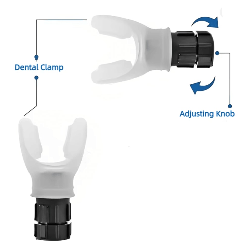 Adjustable Breathing Exercise Device Portable Silicone Lung Trainer 1