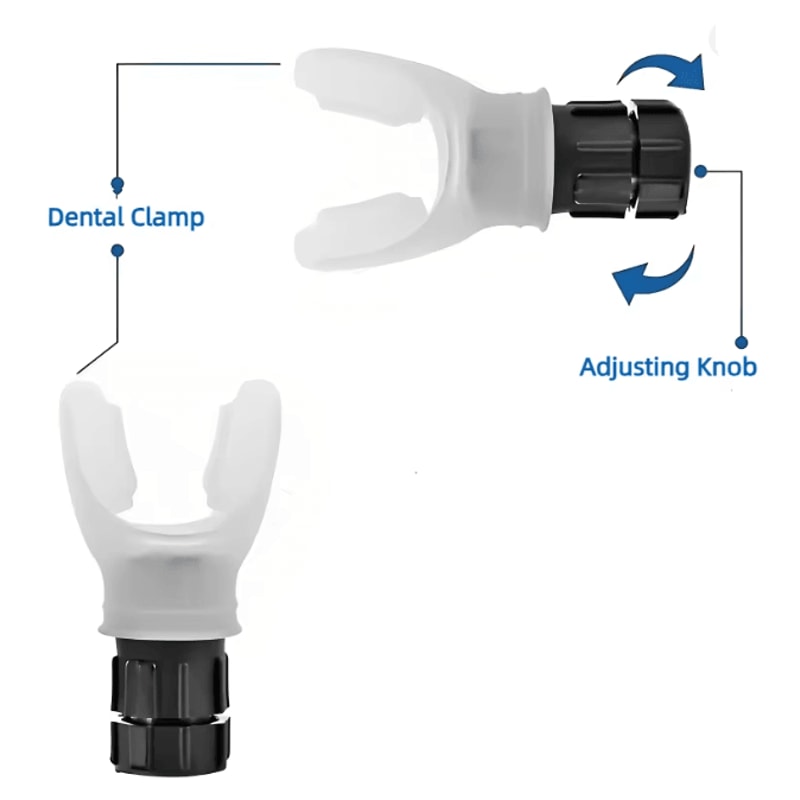 Adjustable Breathing Exercise Device Portable Silicone Lung Trainer 1