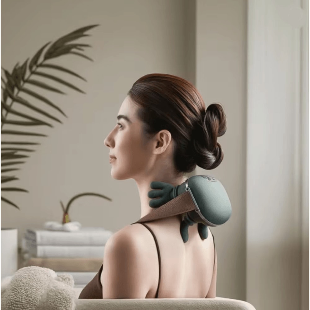 Handheld Neck And Shoulder Massager For Cervical And Trapezius Relief 1