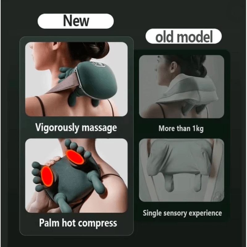 Handheld Neck And Shoulder Massager For Cervical And Trapezius Relief 2