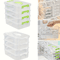 Transparent Stackable Storage Box With Grid Drawers For Building Blocks And Tools 2