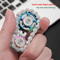Metal Fidget Spinner Desk Toy With Gear Design For Stress Relief 0