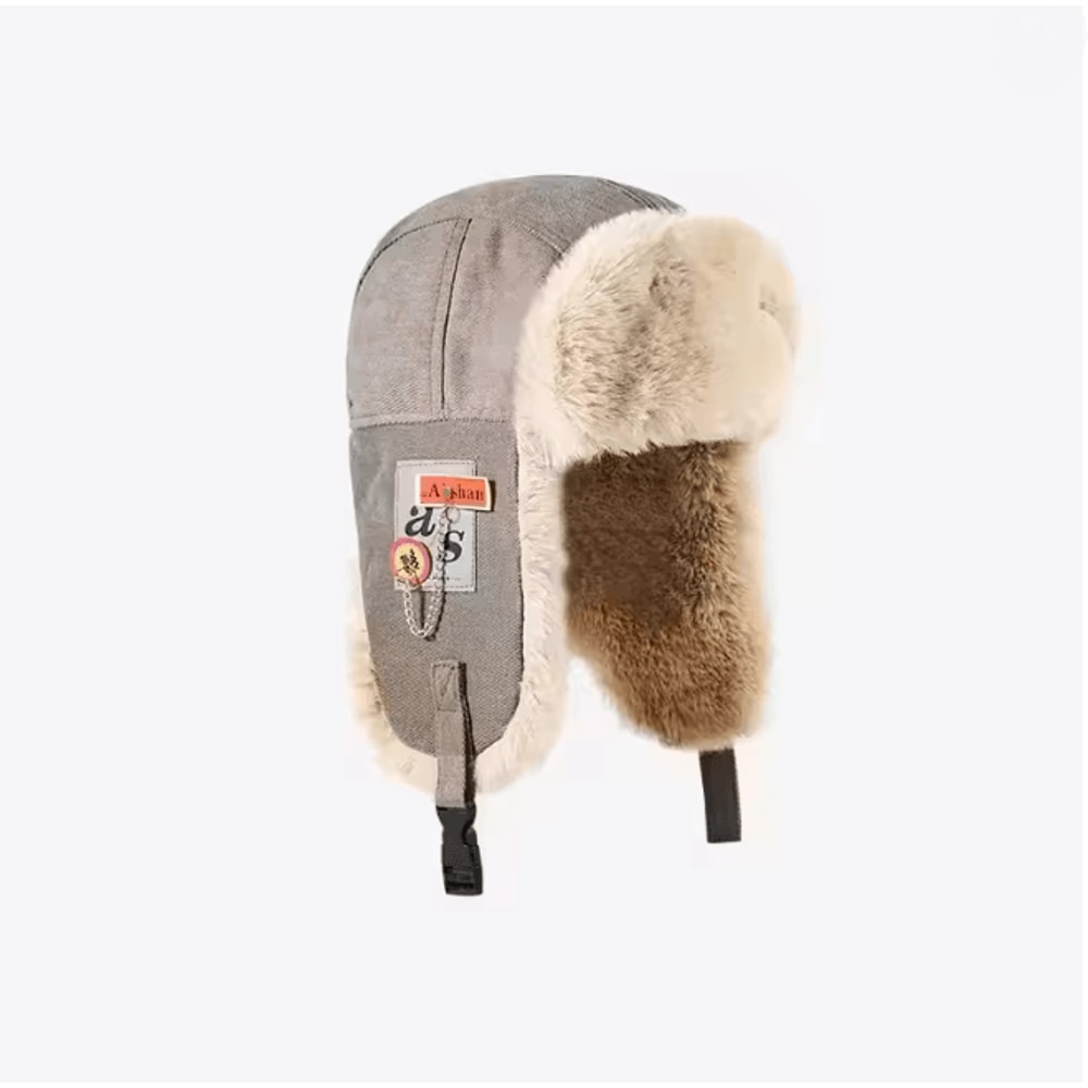 Russian Ushanka Bomber Hat Thick Winter Fur Earflap Cap For Men And Women 3