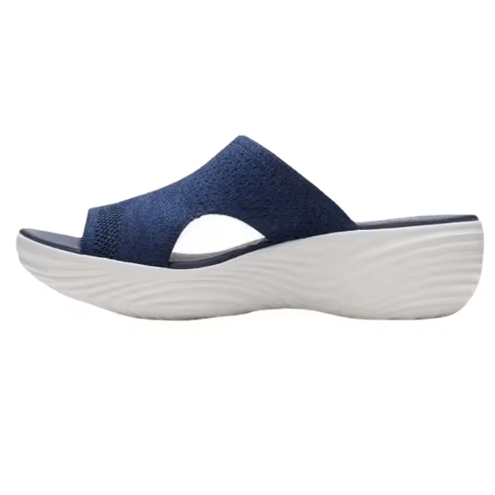 Womens Open Toe Platform Sandals Casual Beach Wedge Slippers 3