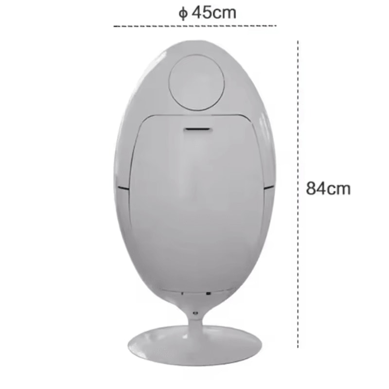 Dinosaur Egg Trash Can Large Capacity Creative Cartoon Waste Bin 4