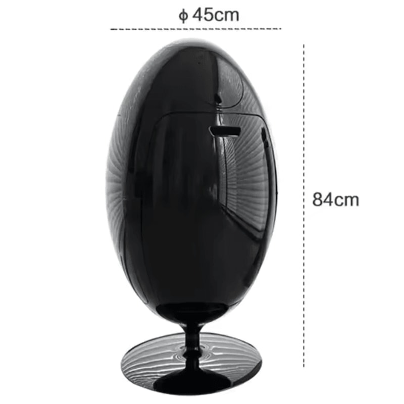 Dinosaur Egg Trash Can Large Capacity Creative Cartoon Waste Bin 5