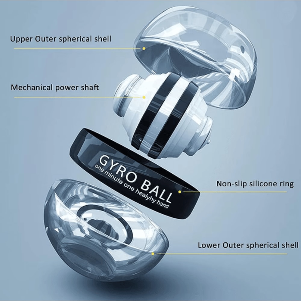 Self Starting Wrist Gyro Ball Power Trainer For Forearm And Grip Strength 2