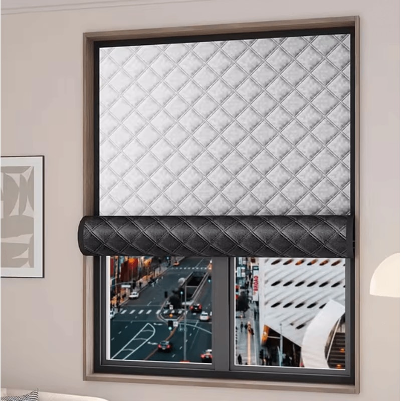 Double Thick Thermal Insulated Curtains For Cold And Heat Protection 4