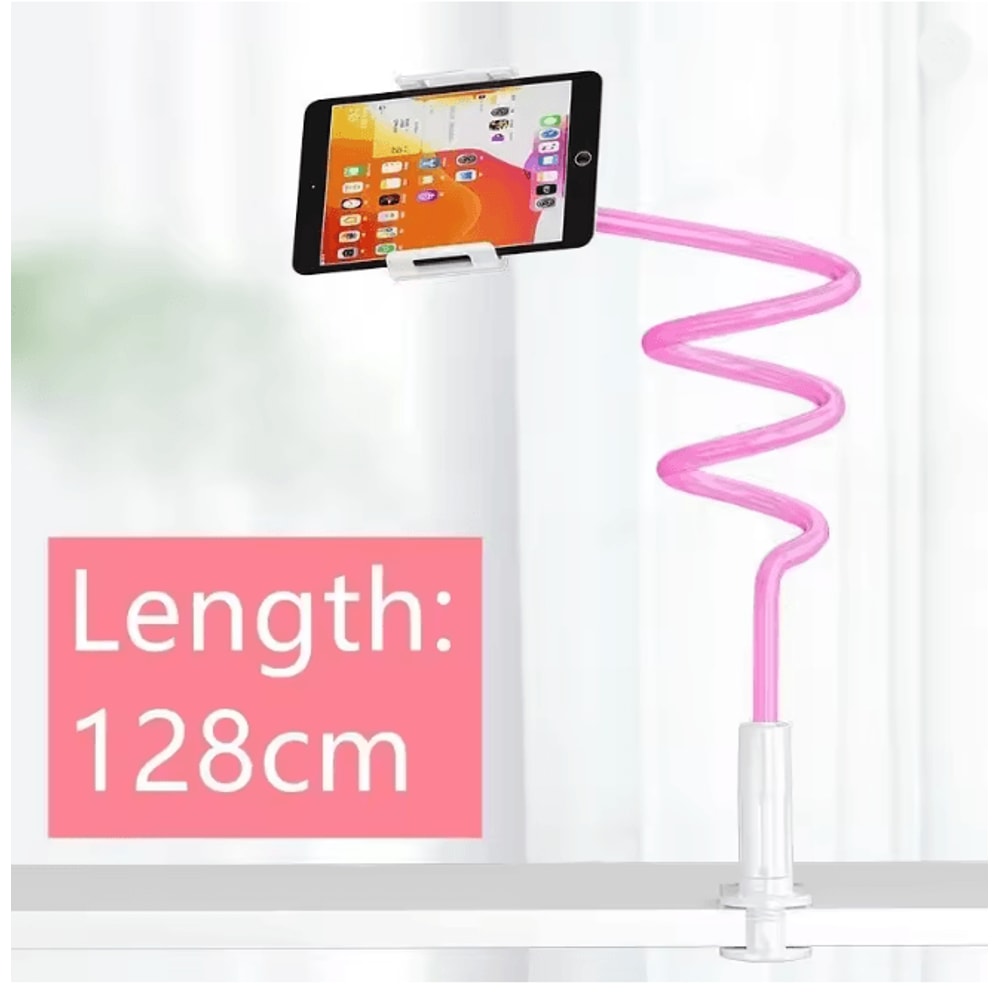 128cm Flexible Phone Holder Stand With 360 Rotation Clamp Mount 4