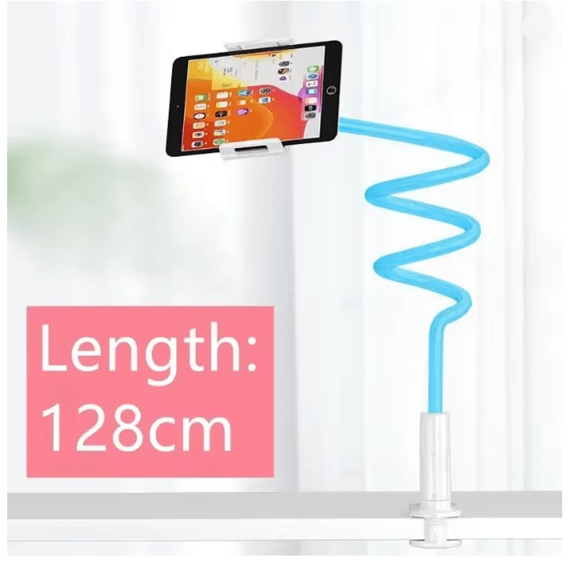 128cm Flexible Phone Holder Stand With 360 Rotation Clamp Mount 5