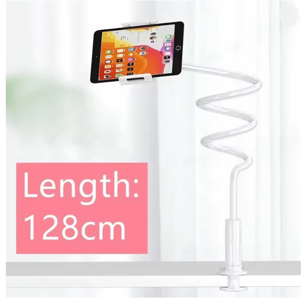 128cm Flexible Phone Holder Stand With 360 Rotation Clamp Mount 7