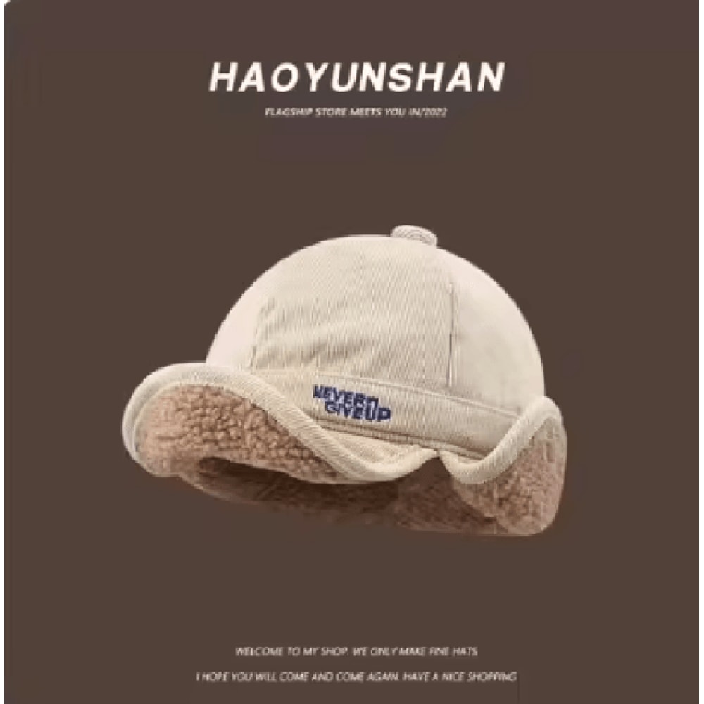 Lamb Fleece Ear Protection Baseball Hat Warm Winter Cap For Men And Women 3