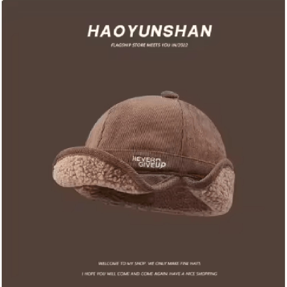 Lamb Fleece Ear Protection Baseball Hat Warm Winter Cap For Men And Women 5