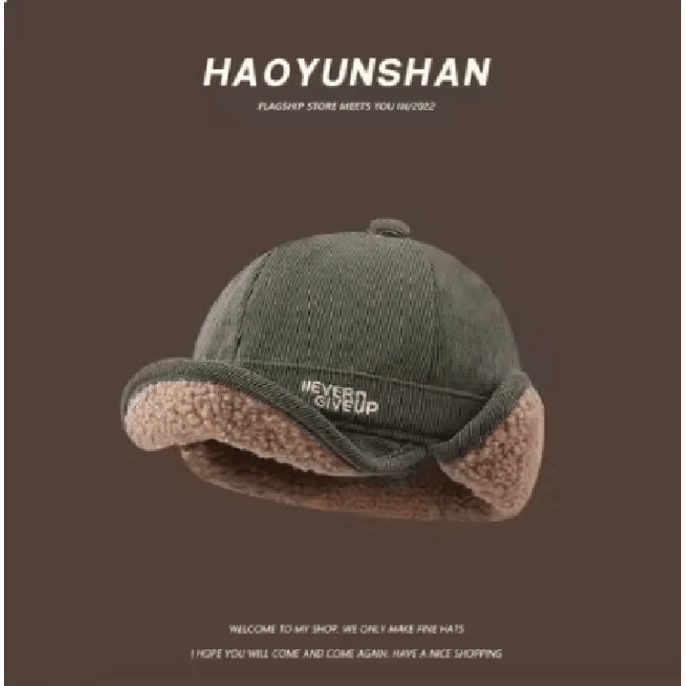 Lamb Fleece Ear Protection Baseball Hat Warm Winter Cap For Men And Women 6